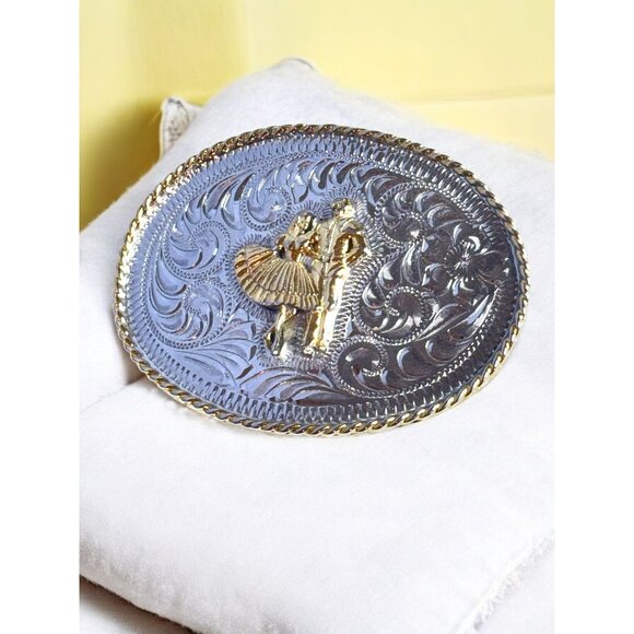Vintage Wilmarth E. Providence RI Belt Buckle - Picture 1 of 10